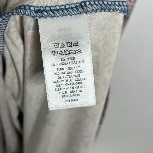 Cynthia Rowley Women's Plus Size Paisley Print Swing Dress Size 3X Boho NEW - Picture 5 of 8